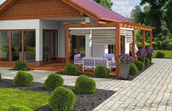 Beautiful house in the garden jigsaw puzzle online