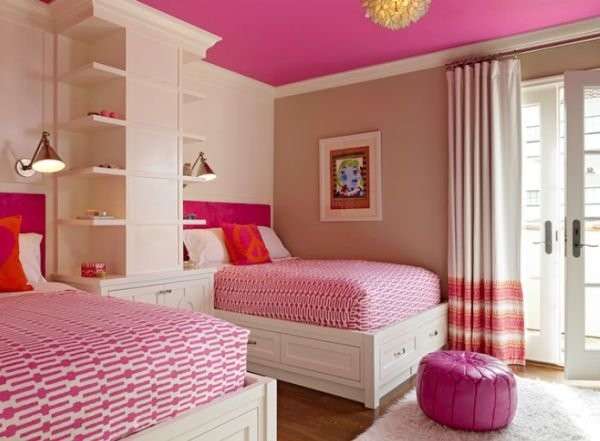 Rózsaszín szoba kirakós online