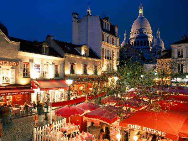 Place du Tertre v Paříži online puzzle