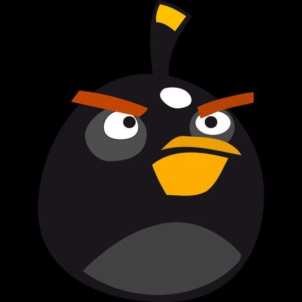 Angry bird - Bomb Pussel online