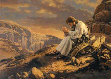 Ο Ιησούς στην έρημο παζλ online
