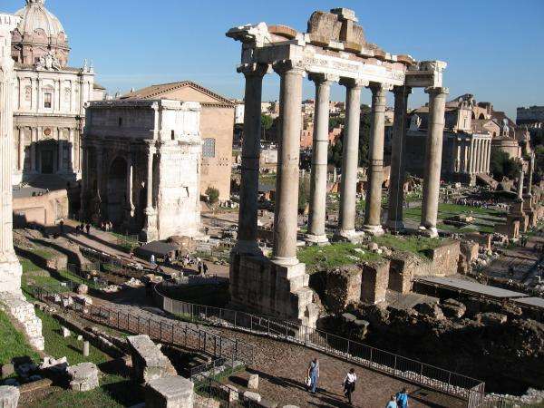 Italia - Rom: Forum Romanum Pussel online