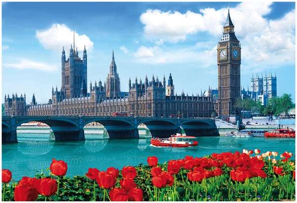 Anglia - Palatul Westminster jigsaw puzzle online