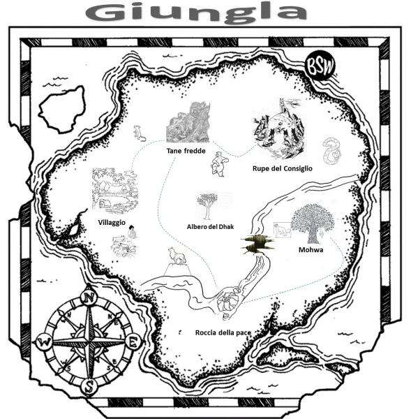 mappa della giungla jigsaw puzzle online