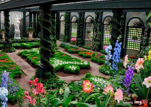 nádherná zahrada skládačky online