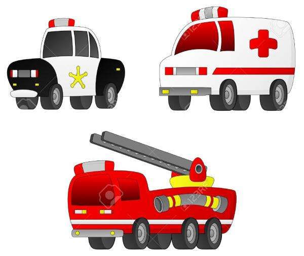 polizia, ambulanza puzzle online