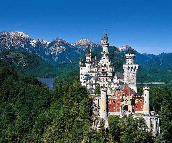 Schloss am See Online-Puzzle