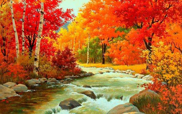 herfst landschap legpuzzel online
