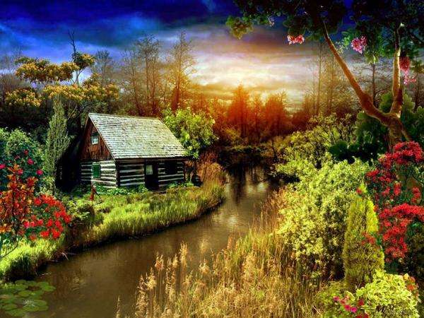 From a series of country atmosphere jigsaw puzzle online