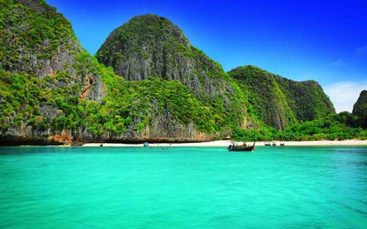 Thailand och dess strand pussel på nätet