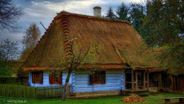 village under thatched roof jigsaw puzzle online