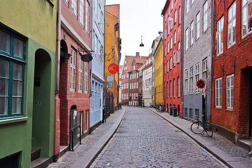 Копенхагенска улица онлайн пъзел