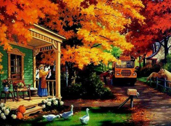 From a series of country atmosphere jigsaw puzzle online