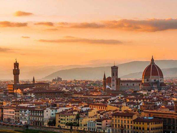 Firenze panorama pussel på nätet