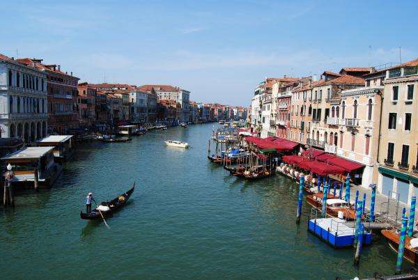 Canale Grande Venedig pussel på nätet