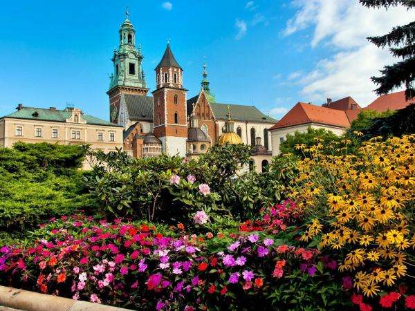 Krakkói Wawel királyi kastély online puzzle