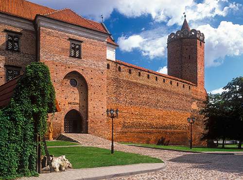 hrad v Łęczyce online puzzle
