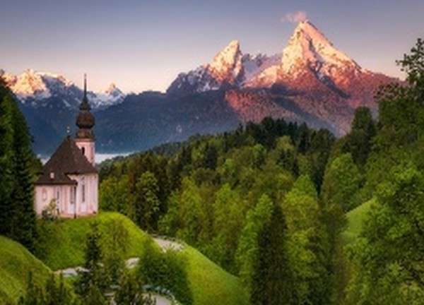 Светилище Мария в Бавария онлайн пъзел