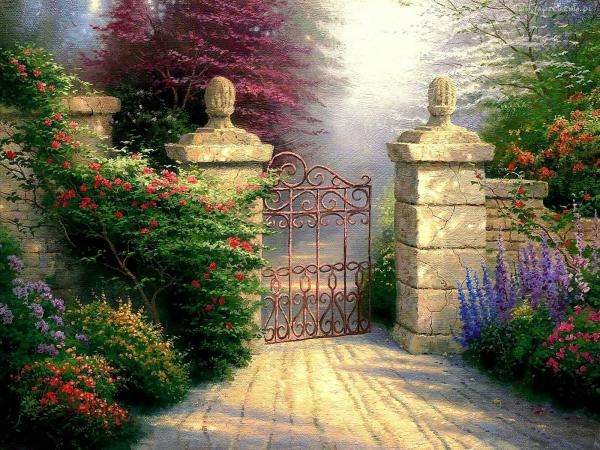 poarta către o grădină necunoscută puzzle online