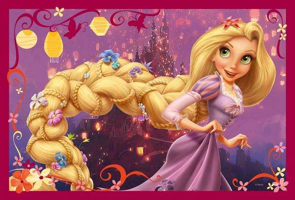 Rapunzel pussel på nätet