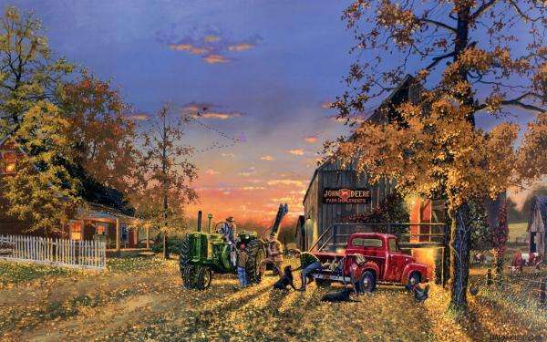 agricole, tractor, copac jigsaw puzzle online