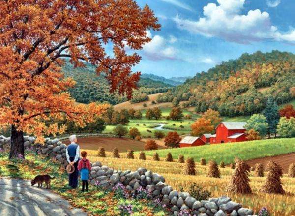 paysage d'automne puzzle en ligne