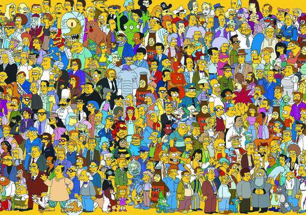 os Simpsons quebra-cabeças online
