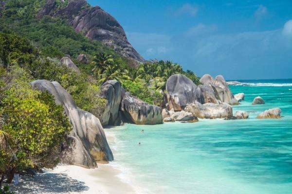 mennyei Seychelle-szigetek online puzzle