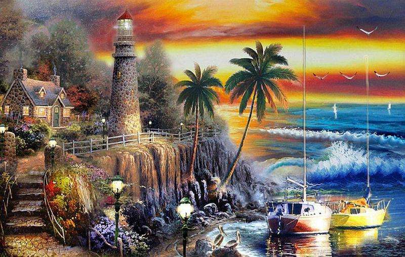 Beautiful view - seashore jigsaw puzzle online