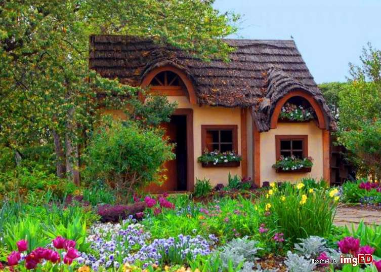 Una piccola casa estetica puzzle online