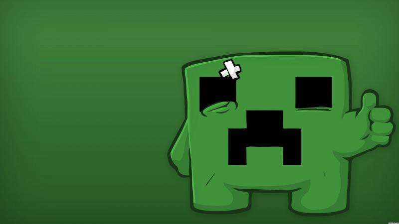 Creeper, Minecraft skládačky online