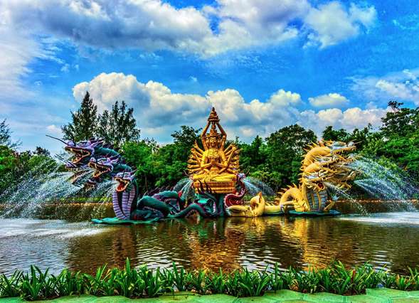 Ancient Siam Park puzzle online