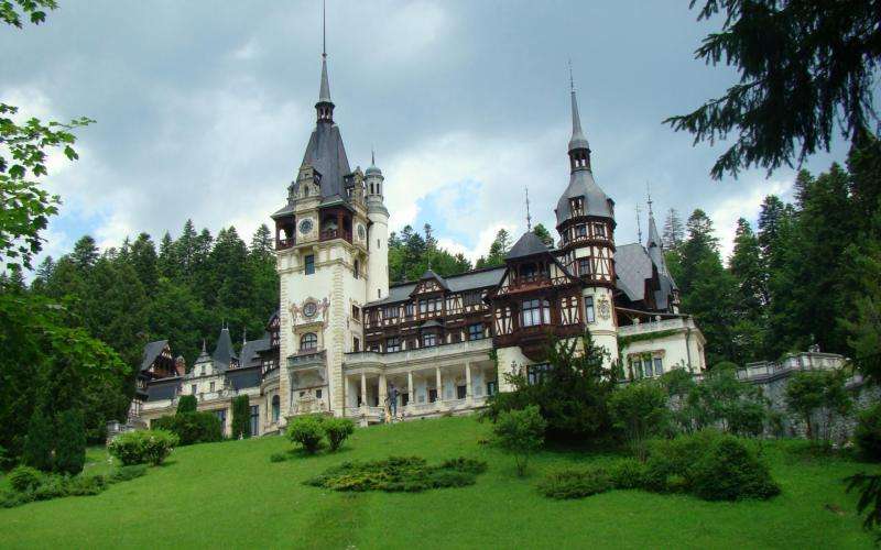 Rumunsko, Draculaův hrad online puzzle