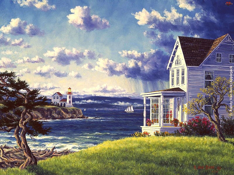 House on the seashore jigsaw puzzle online