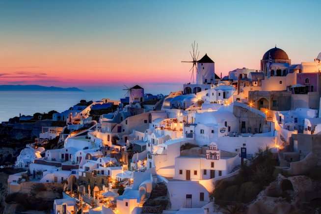 Гърция очарова онлайн пъзел