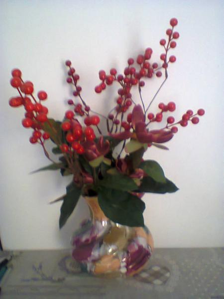 Цветы в вазе пазл онлайн