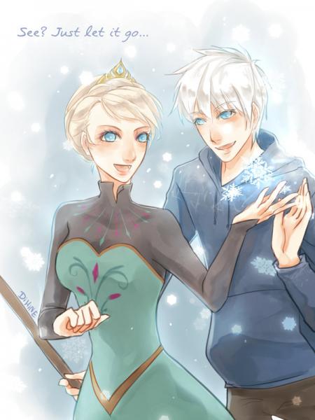 Elsa en Jack online puzzel