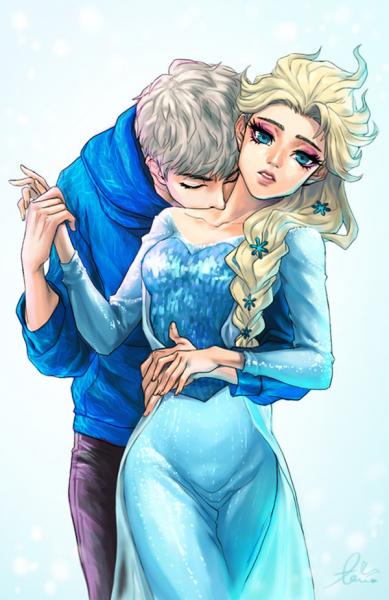 Elsa a Jack skládačky online