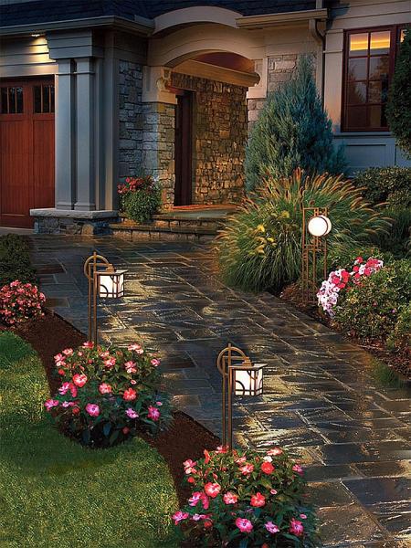 Exterior lighting of the house jigsaw puzzle online