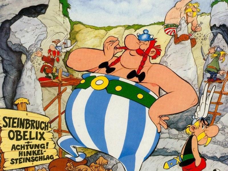 Asterix och Obelix pussel på nätet