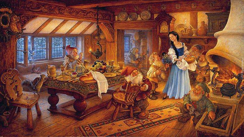 Prinzessin Schneewittchen Online-Puzzle