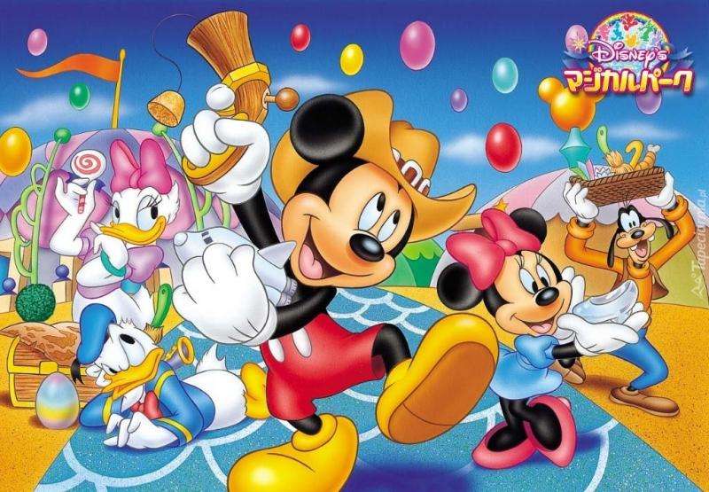 Mickey Mouse puzzle online