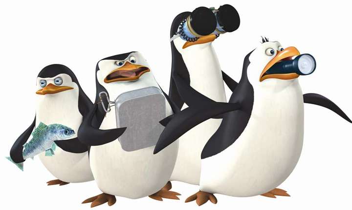 Tučňáci na Madagaskaru skládačky online