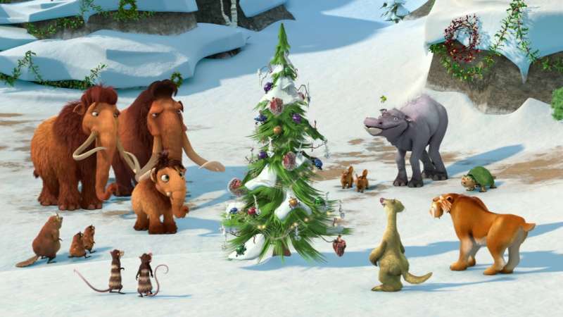 Ice Age Christmas - Christmas online puzzle