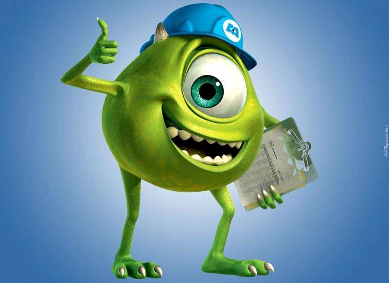 Mike Wazowski Monsters and Com online puzzle