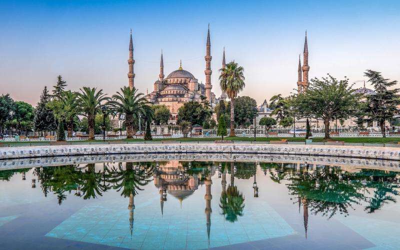Turkije, Istanbul, fontein online puzzel