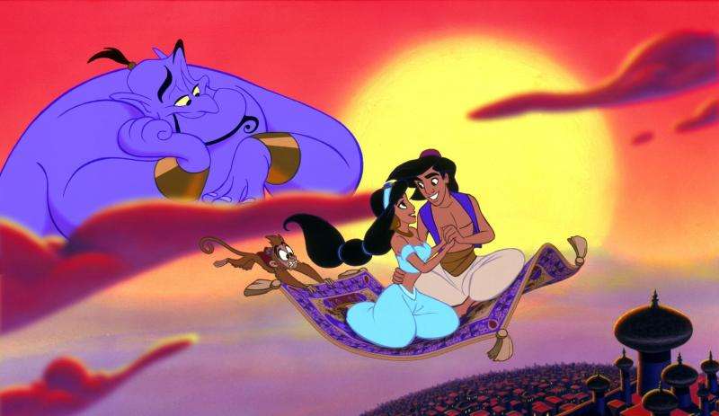 Aladdin und Jasmin Online-Puzzle