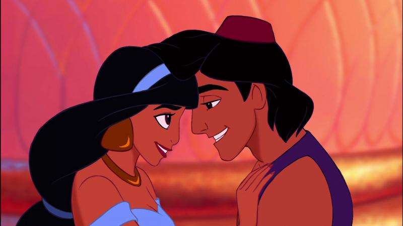 Aladdin and Jasmine online puzzle