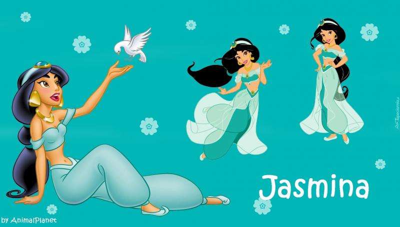 Jasmine uit het sprookje Aladdin online puzzel