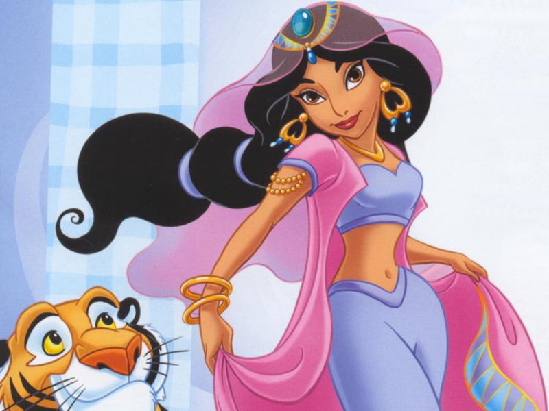 Jasmine aus dem Märchen Aladdi Puzzlespiel online